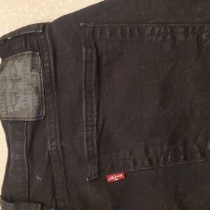Levi's Men's 514 Straight Fit Black‎ Jean Size 34 x 32 Classic